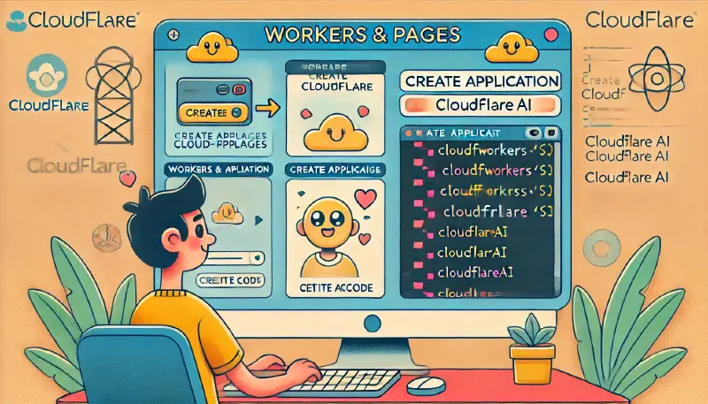 Featured image of post Create a front-end webpage for an image generator with Cloudflare Workers and Cloudflare AI.